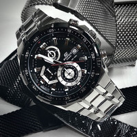 88VIP：CASIO 卡西欧 手表男时尚商务多功能防水石英男士手表