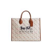 COACH 蔻驰 女士马车图案印花ACE 35号托特包