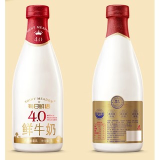 4.0鲜牛奶 1L定期购 高品质鲜奶巴氏杀菌乳