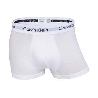 卡尔文·克莱恩 Calvin Klein CK平角内裤男士套装3条装送男士 U2664G 998 白灰黑 XL