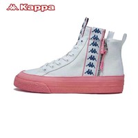 Kappa 卡帕 女鞋板鞋高帮帆布鞋新款-K0965CC47