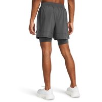 安德玛 UNDER ARMOUR Launch男子二合一5英寸跑步运动短裤1382640