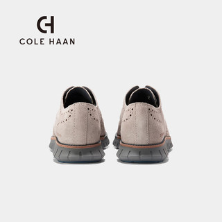 colehaan/歌涵 男士牛津鞋 2024春夏商务镂空透气防滑休闲鞋C39017 灰褐色 40