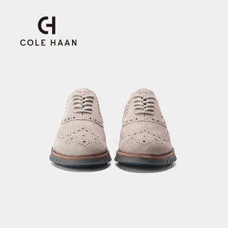 colehaan/歌涵 男士牛津鞋 2024春夏商务镂空透气防滑休闲鞋C39017 灰褐色 40