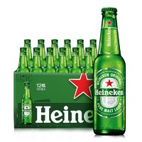 Heineken 喜力 11.4°P 经典啤酒 500mL*12瓶 赠喜力开瓶器1个+喜力星银啤酒 500ml*1听