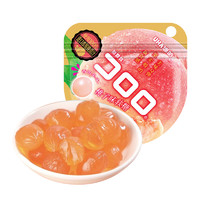 88VIP：UHA 悠哈 酷露露桃子味果汁软糖52g*1袋水果糖果qq糖零食冰镇休闲食品