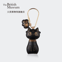 大英博物馆安德森猫咪pu包包车钥匙扣挂件公仔男女生实用