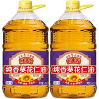 luhua 鲁花 厨中香纯香葵花仁油5.43L*2桶 家庭装 食用油