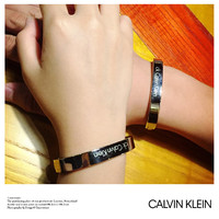 卡尔文·克莱恩 Calvin Klein BANGLE - 2011 CALVIN KLEIN HOOK KJ06CB0101 - CK经典情侣手镯