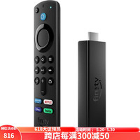 amazon 亞馬遜 亞馬遜 Fire TV Stick 4K網絡盒子流媒體設備 2021年款 支持杜比全景聲 8GB