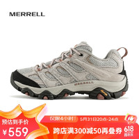 MERRELL 邁樂 店男女款戶外登山徒步鞋減震MOAB 3輕量徒步防滑時尚耐磨透氣 J036346米白（女款）） 37