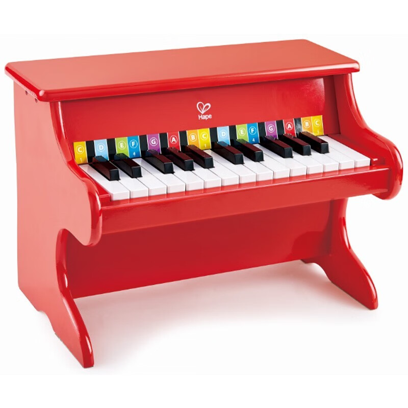 E8466 25鍵鋼琴 兒童樂器 紅色