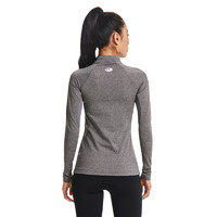安德玛 官方UA 女款高领上衣跑步健身训练休闲运动长袖T恤1368702