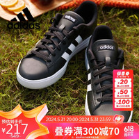 adidas 阿迪达斯 男鞋运动鞋轻便百搭学生低帮休闲鞋DB0161 42.5UK8.5码