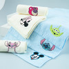 88VIP：Disney 迪士尼 儿童婴儿宝宝全棉纱布6条面巾纯棉洗脸吸水家用擦脸不掉毛手巾