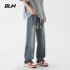森馬集团GLM直筒牛仔裤男士秋季水洗宽松美式复古休闲垂感长裤子