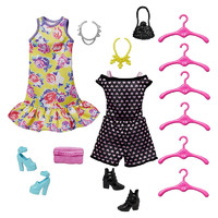 88VIP：Barbie 芭比 娃娃夢幻時尚衣櫥禮盒套裝女孩玩具公主過家家換裝正版玩具