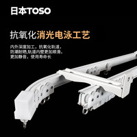 SUNPATHIE 日本TOSO东装FH单轨双轨单轨双轨窗帘F-15轨道W-16直弯轨测量安装