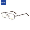 SEIKO 精工 眼镜框男款全框钛材眼镜架HC1028 76+依视路单光1.67