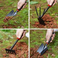 花铲种花工具养松土小铲子三件套赶海拔草农用园艺除草锄草
