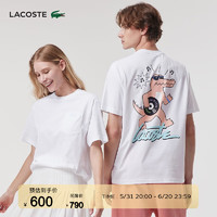 LACOSTE法国鳄鱼夏日系列24夏季新款舒适百搭短袖T恤TH8190 001/
