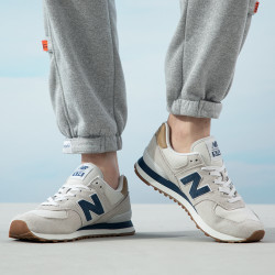 88vipnewbolune新百伦newbalance男女新款nb574系列运动鞋翻毛皮拼接
