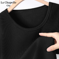 La Chapelle 女士纯棉短袖T恤 选3件