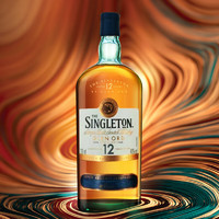 苏格登 THE SINGLETON Singleton）12年 苏格兰 高地产区 单一麦芽 威士忌 洋酒 200ml