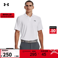 安德玛 UNDERARMOUR）Performance 3.0男子高尔夫运动Polo衫1377374 白色100 XL