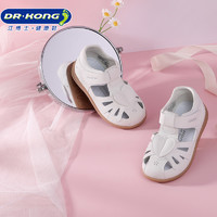 88VIP：DR.KONG 江博士 2023夏季凉鞋魔术贴学步鞋可爱包头女宝宝凉鞋
