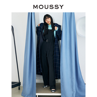 百亿补贴：MOUSSY 摩西 春季新品中性收腰复古背带裤休闲裤女010FAW30-7220