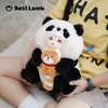 巴风特小羊 BONANA搪胶脸玩偶熊猫毛绒玩具公仔抱枕男孩女孩生日 Panda Bonana 31cm
