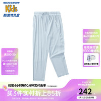 Skechers斯凯奇男女童运动夏季儿童凉感长裤P224K035 黎明灰/01DS 165cm