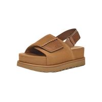 UGG 夏季女士休闲舒适厚底纯色露趾可调式鞋面束带凉鞋1152652