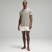 lululemon 丨Balancer 男士瑜伽短袖 T 恤 LM3DN2S 雜色碳塵色 XS