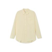 Gap 盖璞 女装2024夏季轻薄UPF40+防晒衣宽松简约长袖衬衫510289 黄色 XS