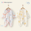 88VIP：yinbeeyi 婴蓓依 婴儿连体衣春秋装新生儿衣服0一3月婴儿服宝宝哈衣和尚服