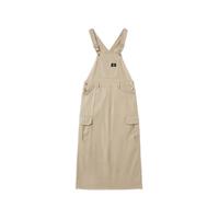 Gap 盖璞 女士多口袋可调节背带裙工装户外百搭长裙 498048 浅卡其 XL