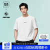 HLA 海澜之家 短袖T恤男24新款凉感短袖 漂白AE 175/92A L推荐137~150斤