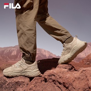 FILA（斐乐）男子跑步鞋MARS II火星二代复古运动鞋 驼丝锦-DO 41