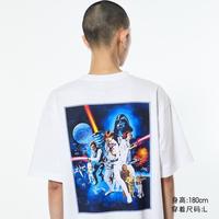 UNIQLO 优衣库 UT Star Wars星球大战系列 男女款印花短袖T恤 473124 白色 XS