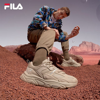 FILA（斐乐）男子跑步鞋MARS II火星二代复古运动鞋 驼丝锦-DO 44.5