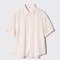 UNIQLO 优衣库 女士短袖衬衫 473355