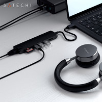SATECHI 擴展塢Typec轉換USB集線器適用MacBook筆記本電腦拓展