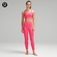 露露乐蒙Free to Be 女士长款运动内衣 *罗纹款丨lululemon丨LW2DKHS