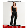 ABERCROMBIE & FITCHAF女装 24春夏新品复古宽松工装裤 KI156-4166 黑色 24S  (150/60A)短版