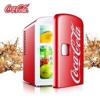 Coca-Cola 可口可樂 小冰箱冷暖箱迷你冰箱車家兩用小型家用冷藏宿舍小冰箱