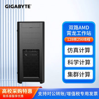  GIGABYTE/技嘉 128核256线程 双路AMD服务器 128G内存 1T固态 集显  64核 128GB 7543 2TB