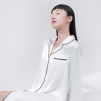 PLUS會員：京東京造 100%桑蠶絲睡裙