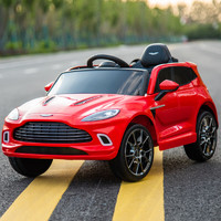 酷太陽 阿斯頓馬丁四驅授權兒童電動車遙控可搖擺四輪汽車男女玩具車紅色